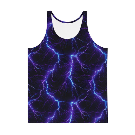 Electric Men's rave tank top, plus size mens rave outfit