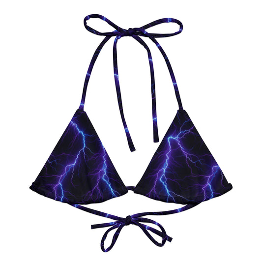 Electric Rave top string bikini, plus size rave outfit for women