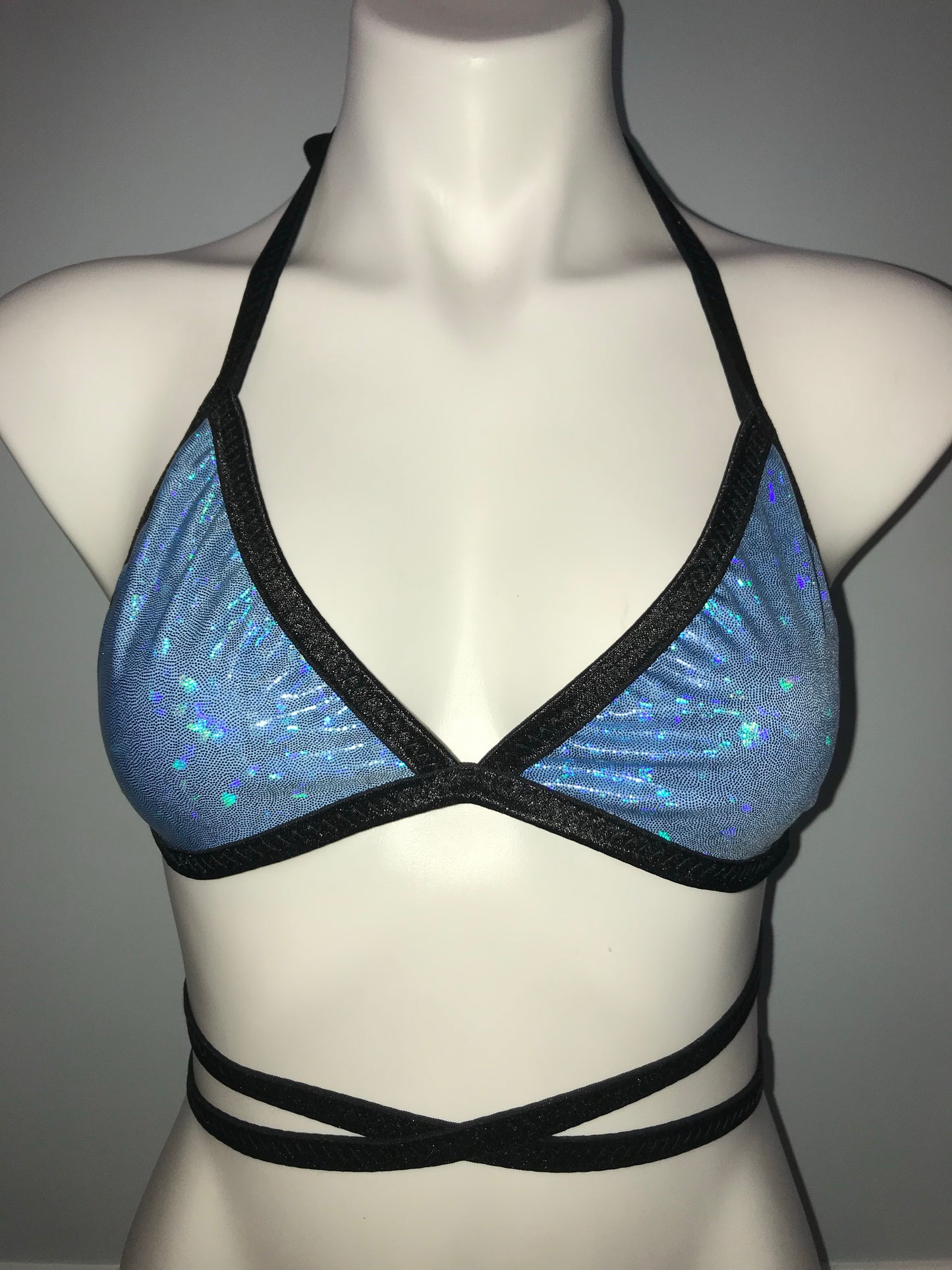 SALE - Holographic Rave Bralette - AVAILABLE IN MORE COLORS