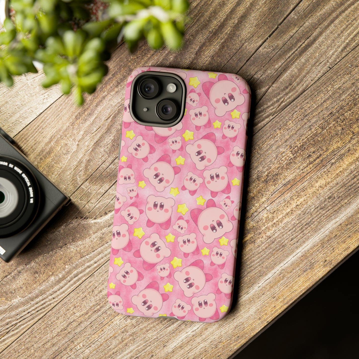 Kirby Personalizable Tough Phone Case for Iphones, Samsungs, and Google phones