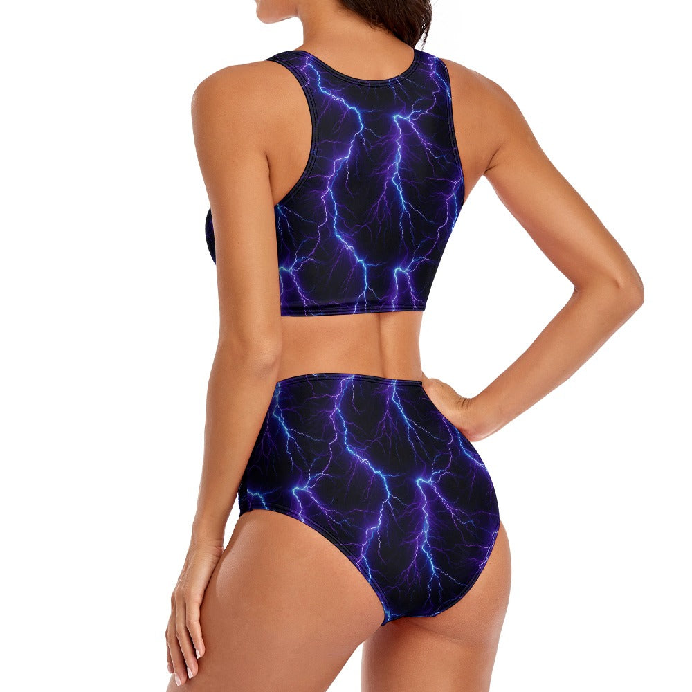 Electric Rave outfit set, Plus size rave wear available