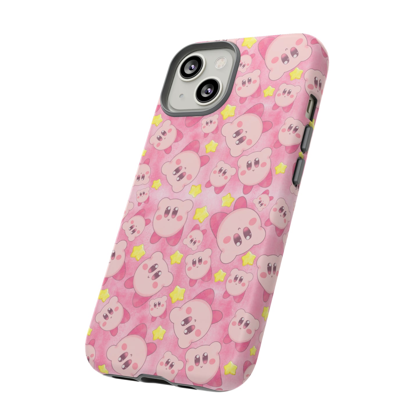 Kirby Personalizable Tough Phone Case for Iphones, Samsungs, and Google phones