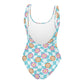 Blue Checkered Groovy Rave and Festival Bodysuit
