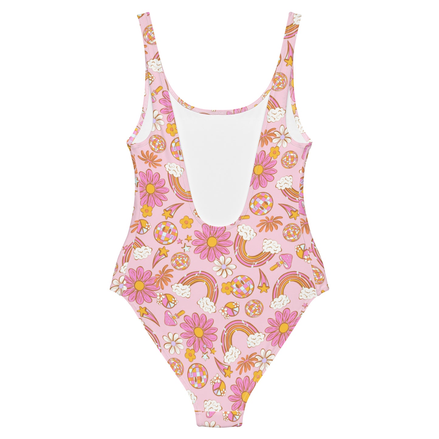 Pink Disco Rave Bodysuit, Avail in plus size