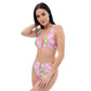 Pink Groovy Floral Rave outfit SET
