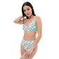 Groovy checkered blue Rave outfit set, plus size rave wear