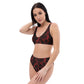 Red Electric Rave outfit set women, plus size rave wear,