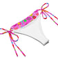 Nostalgic Pink Neon string bikini rave outfit set