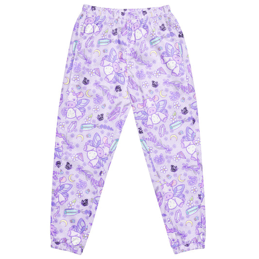 Lavender Cow track pants
