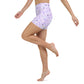Lavender Cow Yoga Shorts